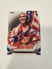 2018 Topps UFC Knockout #92 TATIANA SUAREZ Autograph Signed Card
