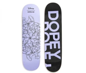 DISNEY SUPRA Limited Biancaneve Sette Nani Skateboard Deck DOPEY 8,25 pollici - Foto 1 di 5