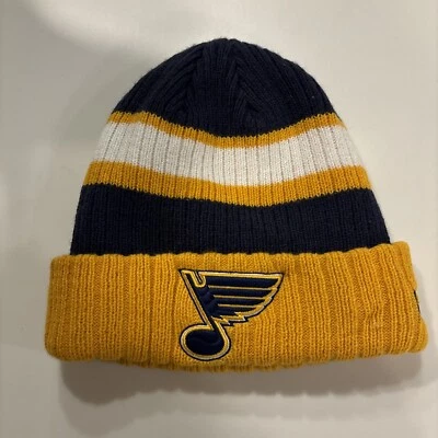 St. Louis Blues NHL Winter Beanie Knit Ski Cap Hat New Era - Image 1 of 4