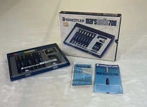 New Staedtler Marsmatic 700 S7 A6 Technical Pen Set 7 pens & ink Bnfts Charity - Picture 1 of 9