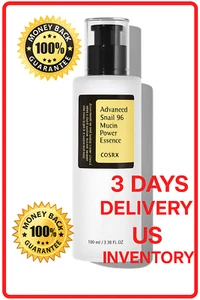 COSRX Snail Mucin 96% Power Repairing Essence Hydrating Serum 3.38 Fl.Oz 100 ML - Picture 1 of 4