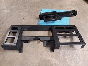 1987-1996 Dodge Dakota Dash Speedometer Trim Set BLACK cup Holder OEM - Picture 1 of 13