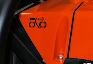 Chainsaw Chain Brake Decal / Sticker -Left Side of Saw- - Picture 1 of 4