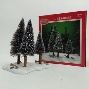 Dickens Collectables Sisal Tree Grove 385-0641 Christmas Village Accessories - Picture 1 of 23