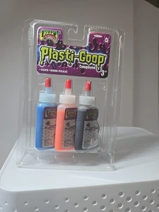 Jakks Pacific 2006 Creepy Crawlers Plasti-Goop Compound 3 pezzi nuovo - Foto 1 di 7