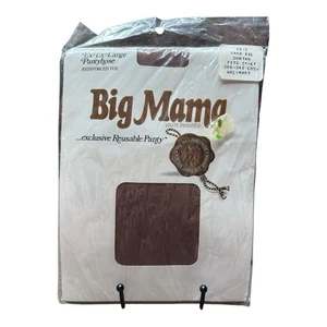 Vintage Big Mama Pantyhose XXL Suntan –Ex-Ex-Large Nylon Reusable Panty 5488 NOS - Picture 1 of 8