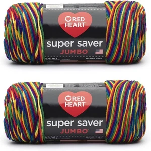 Hilo Red Heart Super Saver Jumbo Mexcana - Paquete de 2 de 10 oz/283G - Acrílico - 4 medianos - Imagen 1 de 2