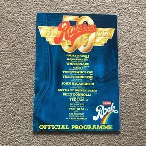Iron Maiden Stranglers The Jam Rainbow Theatre 50th Anniversary 1980 Programme - Picture 1 of 1