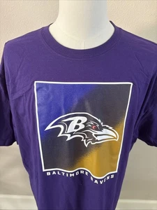 Team Apparel Baltimore Ravens NFL Purple Logo Short Sleeve Shirt Men’s Size 3XL - Picture 1 of 10