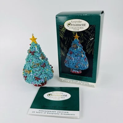 "Adorno Hallmark Keepsake 1993 de colección club de coleccionistas recortado con recuerdos 4,5""" Foto 1 de 4