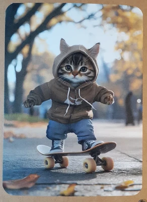 una tarjeta divertida para cualquier ocasión - un skater Foto 1 de 2