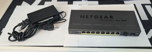 NETGEAR ProSafe GS110TP 8 Port POE Wall-Mountable Gigabit Ethernet Switch - Picture 1 of 4