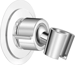 Adjustable Shower Handle Bracket Adhesive Handheld 7.80X7.80X6.80CM, Silver - Picture 1 of 9