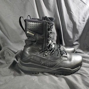 Nike SFB Field 2 8" GTX Tactical Leather Boots AQ1199-001 GoreTex 9 EUC - Picture 1 of 10