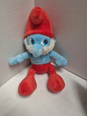 Smurfs Plush Papa Smurf Blue White Red Build A Bear - Image 1 of 2