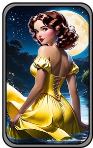 1 oz lingotto artistico argento serie Moonlight Princess - Jane Porter Tarzan conio 100 - Foto 1 di 3