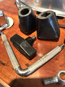 Ludwig Vintage Gear Parts Mounts And Stands Trinkets Lot! - Picture 1 of 5