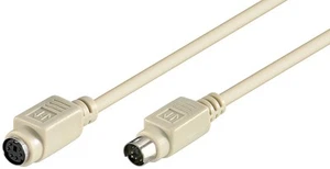 5x PS/2 Tastatur- / Maus-Kabel; CAK PS2 200 M/F 2m SB - Zdjęcie 1 z 1
