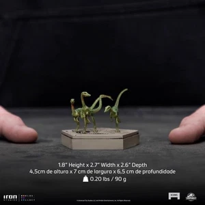 Iron Studios Compsognathus Limited Collectible Dinosaur Statue New In Stock - Picture 1 of 8