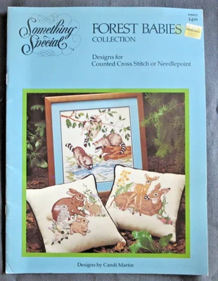 Something Special Counted Cross Stitch Booklet  90013  Forest Babies Collection - Image 1 of 3