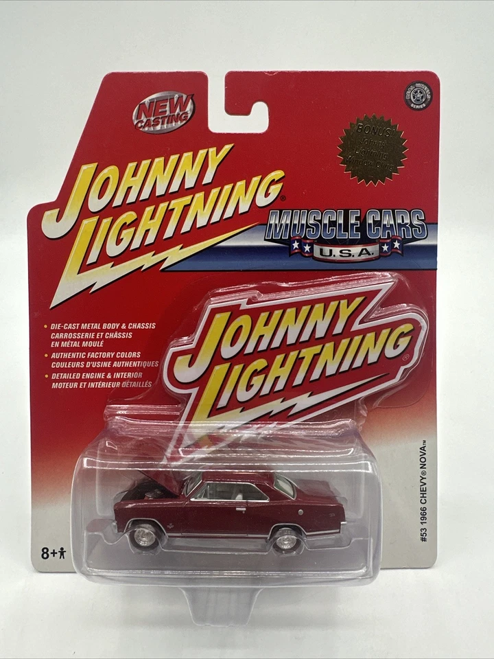 2005 Ford Mustang GT Fastback Cragar Wheels Johnny Lightning Muscle Cars USA