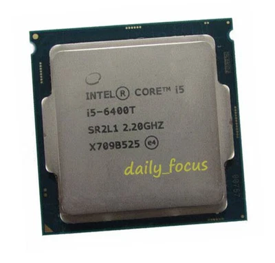 Intel Core i5 6400T 2.2GHz LGA1151 4 Core 4 threads SR2L1 CPU Processors 6 MB - Image 1 of 4