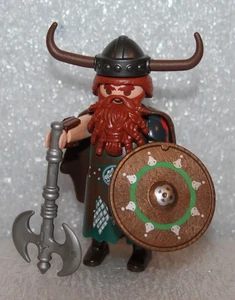 Playmobil Wikinger Dänen Krieger " Gunnar Hamundarson " Ritter Custom - Picture 1 of 2