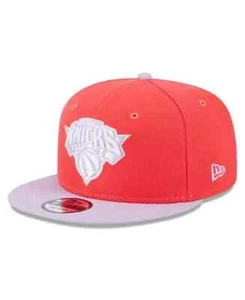 New York Knicks Hat Red & Lavender Color Pack New Era 9Fifty Snapback OSFM - Picture 1 of 4