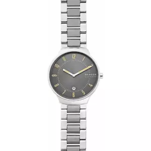 Skagen Grenen Mod. GENT Stainless Steel Quartz Wristwatch - 38mm Case - Water Re - Picture 1 of 1
