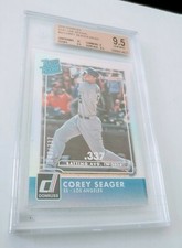 Corey Seager 2016 Donruss Stat Line Season RC #/337 BGS 9.5 Dodgers