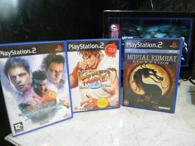 PS2 MORTAL KOMBAT DECEPTION HYPER STREET FIGHTER 2 AND VIRTUA FIGHTER EVO 4 - Image 1 of 4