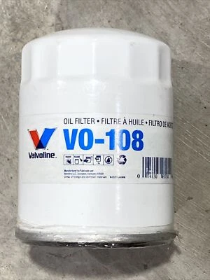 Filtro de aceite de motor Valvoline VO-108 genuino 1 pieza nuevo Foto 1 de 4