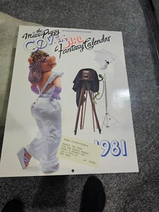 Vtg The Miss Piggy COVER GIRL Fantasy Calendar 1981 - Picture 1 of 6