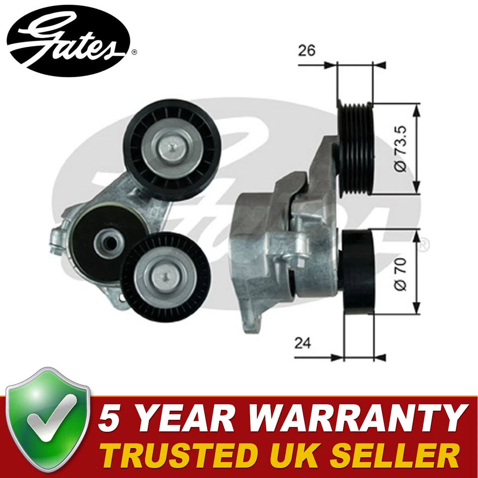 Puertas tensor polea se adapta Ford Focus 2004-2012 C-Max 2007-2010 1.8 dCi Foto 1 de 1