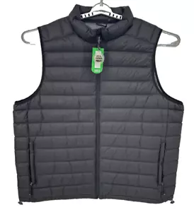 NWT Solaris Real Down Puffer Vest Men's 3XT Navy Packable Lightweight Quilted - Picture 1 of 10