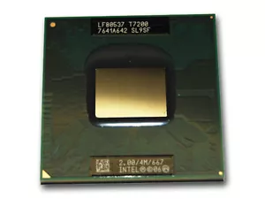 CPU Processor Intel Core Duo T7200 2.00/4M/677 SL9SF Dell Inspiron 6400 - PP20L - Picture 1 of 1