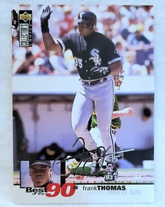 1995 Collector's Choice Best of the 90s #64 Frank Thomas White Sox Baseballkarte - Bild 1 von 2