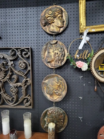 VINTAGE ROMAN, GREEK, GOD, GODDESS WALL HANGINGS.  RARE FIND! Cover