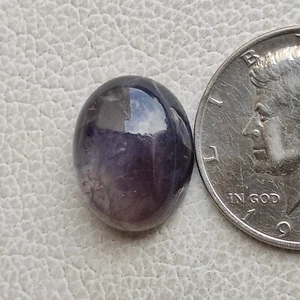 100% Natural blue iolite with sunstone flatback cabochon healing gemstone R13347 - Picture 1 of 5