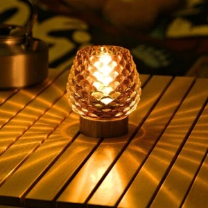 Camping Table Lamps Cordless Ambient Light Battery operated Beside Lamp Decor - Picture 1 of 12