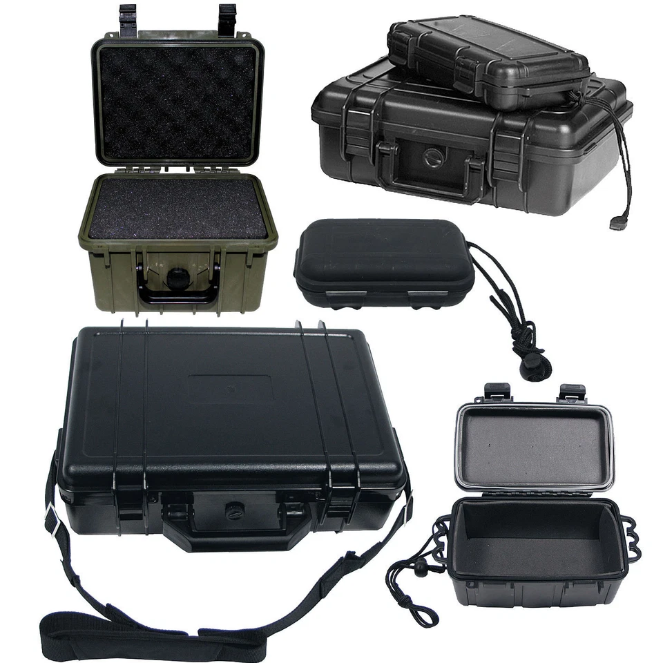 Transportbox wasserdicht v. Größen Outdoor Kunststoff Box Army Camping Kiste - Bild 1 von 1