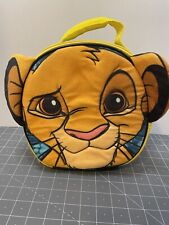 3D DISNEY THE LION KING SIMBA Plush Zipper Insulated Lunchbox by BioWorld