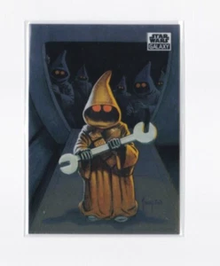 TOPPS CHROME STAR WARS GALAXY "JAWAS" CARD-SHIPS FREE - Picture 1 of 21