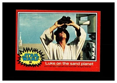 1977 Topps Star Wars #85 Luke on the sand planet - Image 1 of 2