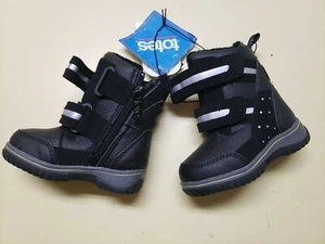 NEW Totes Kids Toddler Unisex Rain Boots Size 5,6,8 Black Winter - Picture 1 of 5