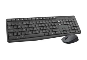 LOGITECH MK235 Tastatur-Maus-Set kabellos 2.4 GHz Kroatisch/Slowenisches Layout - Bild 1 von 7