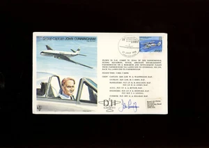 1979 Group Captain John Cunningham cover signed by John Cunningham CBE DSO DFC. - Imagen 1 de 2