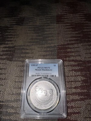 1991p Mount Rushmore Ms70 - Image 1 of 2