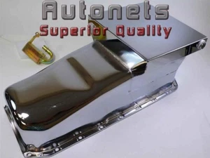 Chevy Small Block SBC Chrome Drag Race 1955-79 Oil Pan Camaro Malibu Racing Hot - Picture 1 of 2