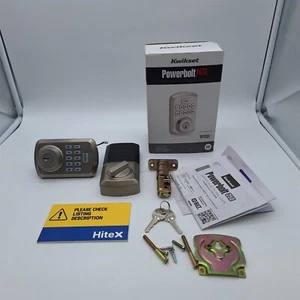 Kwikset Powerbolt 250 10-Button Satin Nickel Electronic Deadbolt Door Lock - Picture 1 of 5